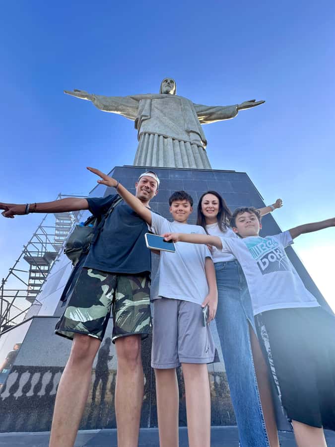 05 Spots of Rio Christ Redeemer Sugar Loaf Selarón Stairs… - Lunch at an all-you-can-eat Brazilian buffet