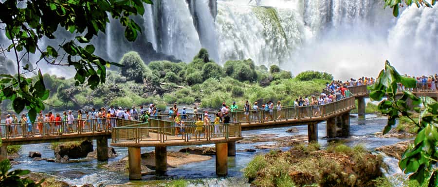 2-Day Iguazu Falls with airfare from Buenos Aires - The Argentine side, where the water feels closest