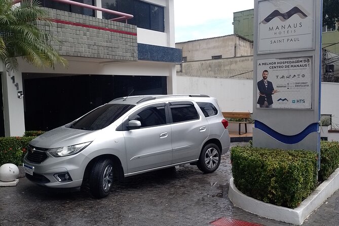 24-hour transfer from airport to hotel in Manaus - The airport meeting point at Av Santos Dumont