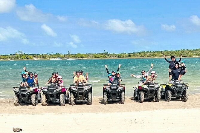 4x4 tour on the South Coast of Natal - Water play at Alcaçuz Lagoon