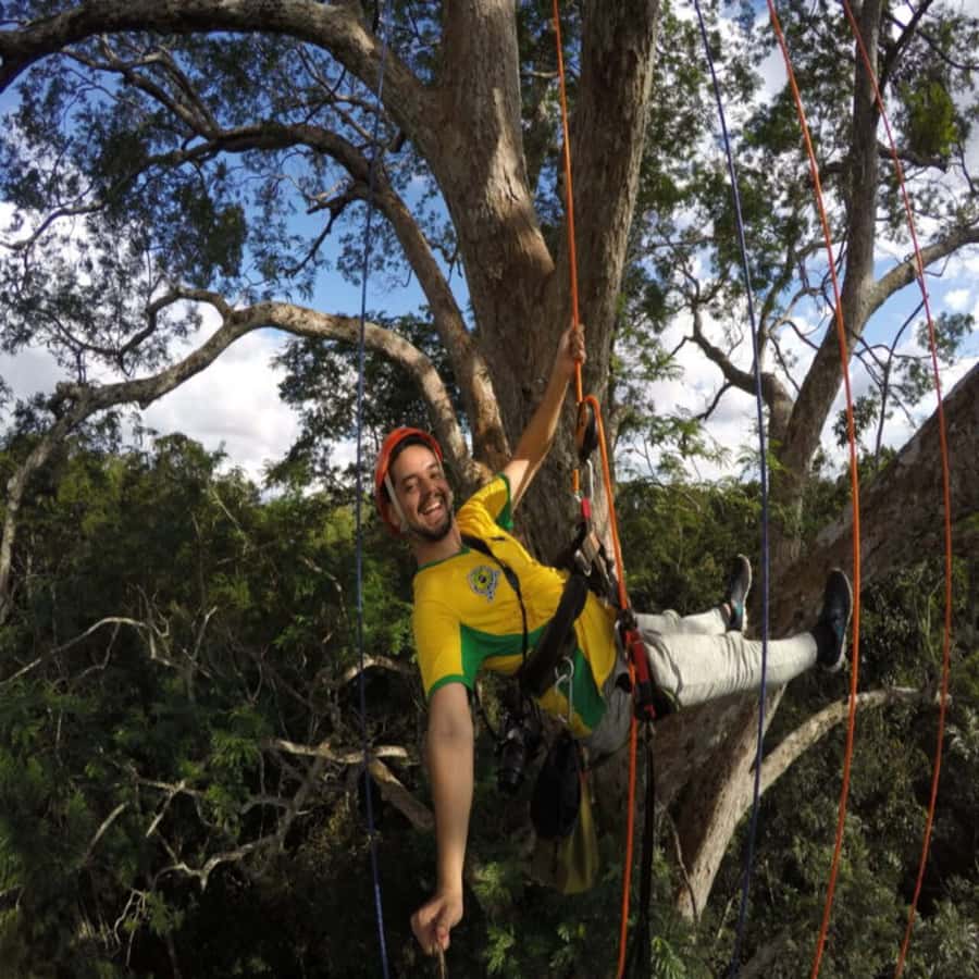Amazon Jungle 3-Hour Tree Climbing Activity - The safety briefing and equipment check
