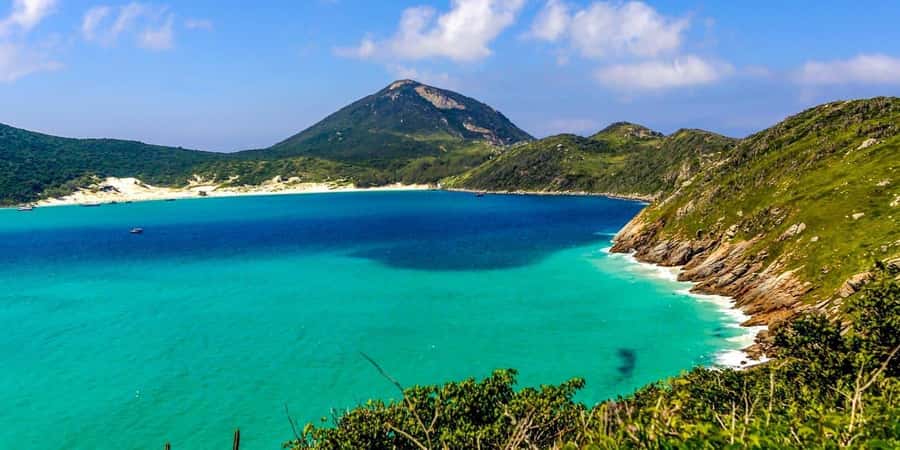 Arraial do Cabo, Brazil's version of the Caribbean. - Gruta Azul, where the boat becomes the viewpoint