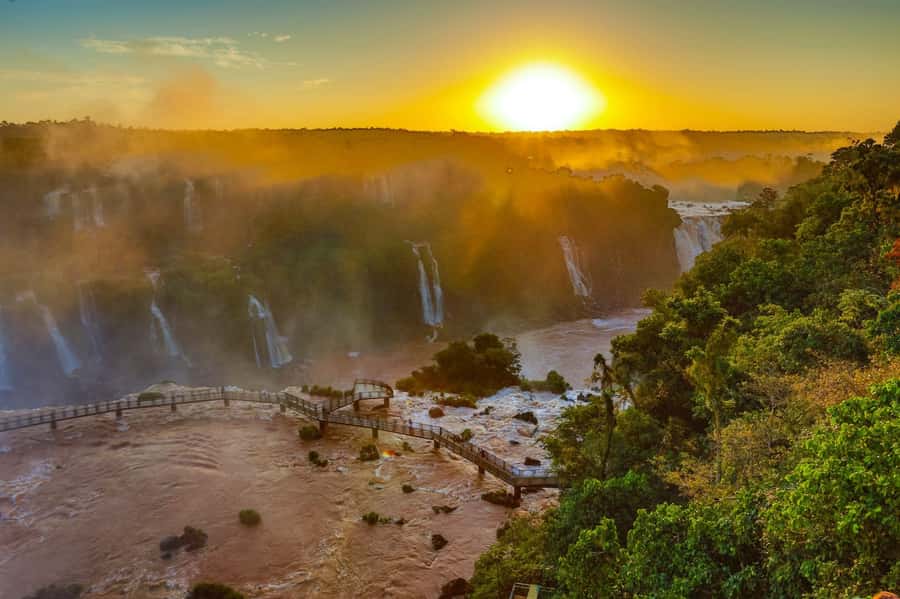 Brazil & Argentina: Iguazu Falls Both Sides in One Day - Brazil gives you the big picture