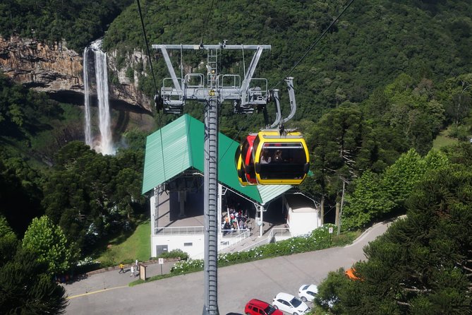 Canela Cable Car Park Ticket - Seeing Caracol Waterfall from the lookout