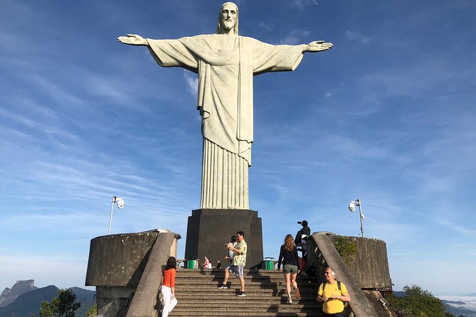 Corcovado with Christ Statue & Sugar Loaf - Christ the Redeemer before the crowds