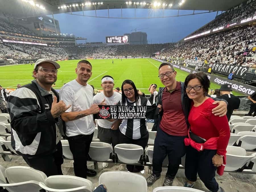 Corinthians Football Game Experience - Walking toward Neo Química Arena