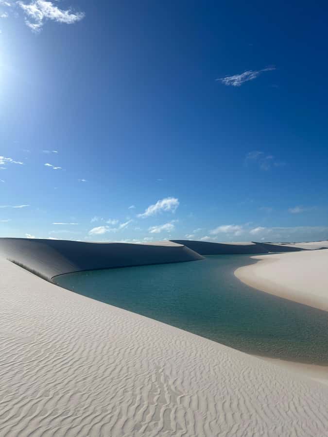 Day trekking in Lençóis Maranhenses - Lunch at Lagoa Bonita