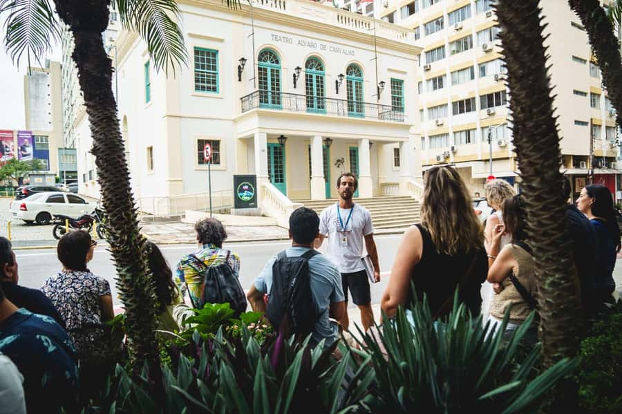 Florianopolis: Walking Tour - History, Art and Gastronomy - Álvaro de Carvalho Theatre and Avenida Hercílio Luz
