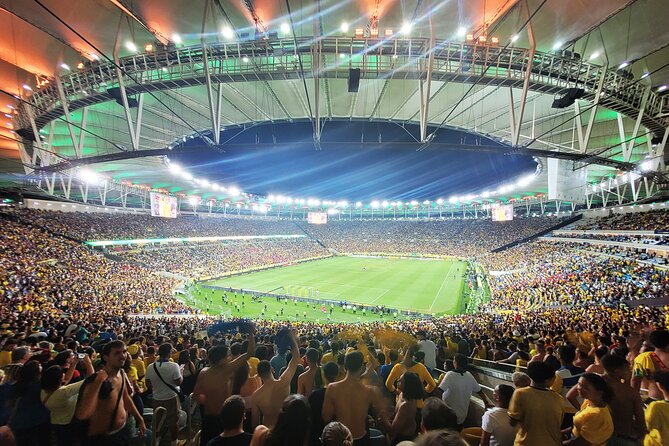 Football Match in Rio de Janeiro - Guided with Transportation - Staying together in a crowded stadium
