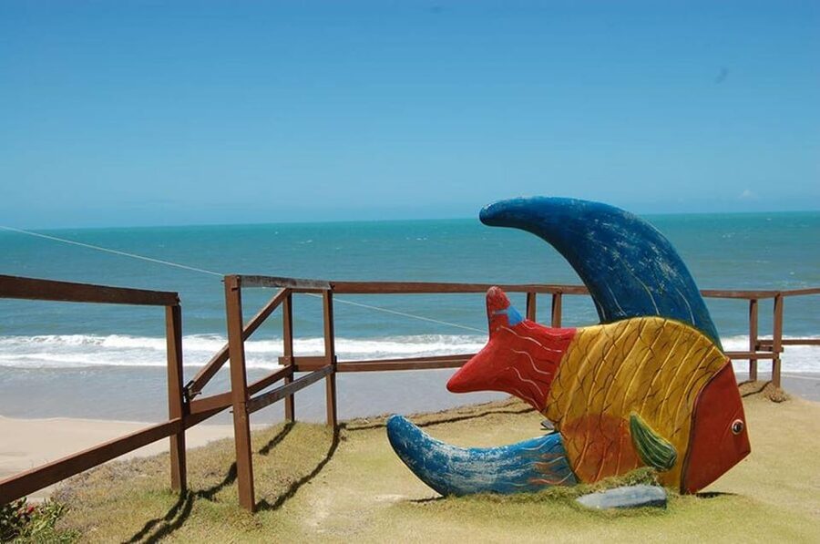 Fortaleza: Tour to Morro Branco and Fontes Beach - Fontes Beach brings comfort after Morro Branco