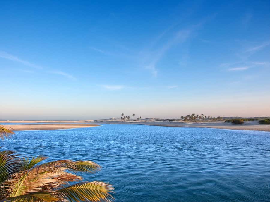 From Fortaleza: Águas Belas Beach Day Trip - First views of Águas Belas Beach