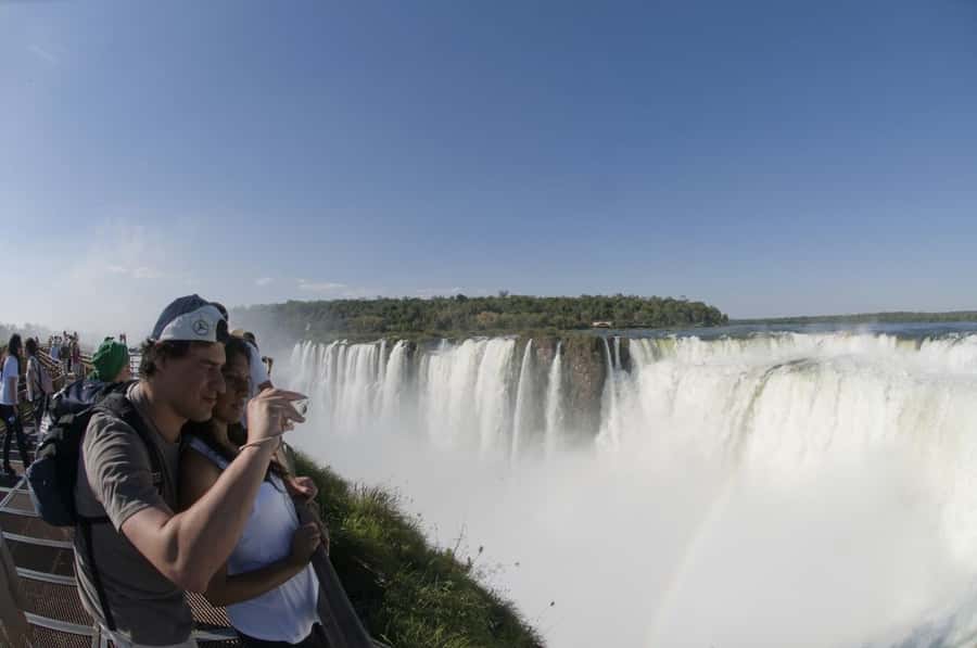 From Foz do Iguaçu: Argentinean Falls Tour with Pickup - Hotel pickup and the Tancredo Neves Bridge