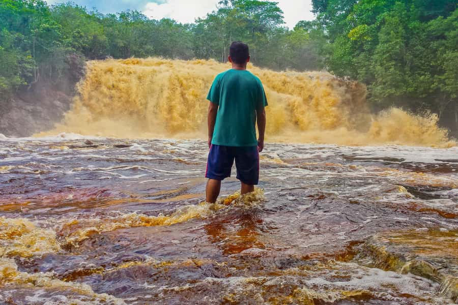 From Manaus: Presidente Figueiredo Waterfalls Daytrip - The first waterfall and the pleasure of a swim