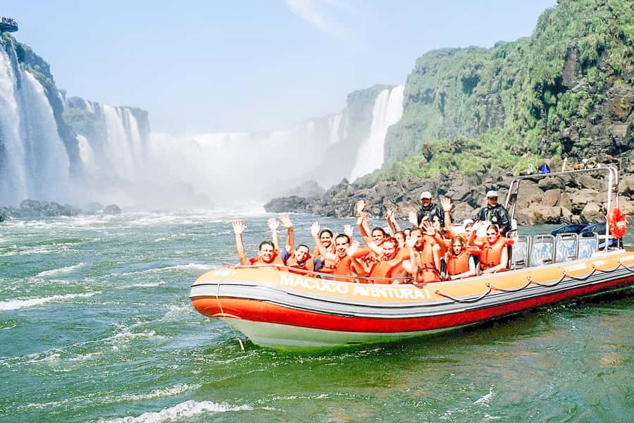 From Puerto Iguazu: Brazilian Falls with Boat Adventure - What the 6 to 10 hour day really means