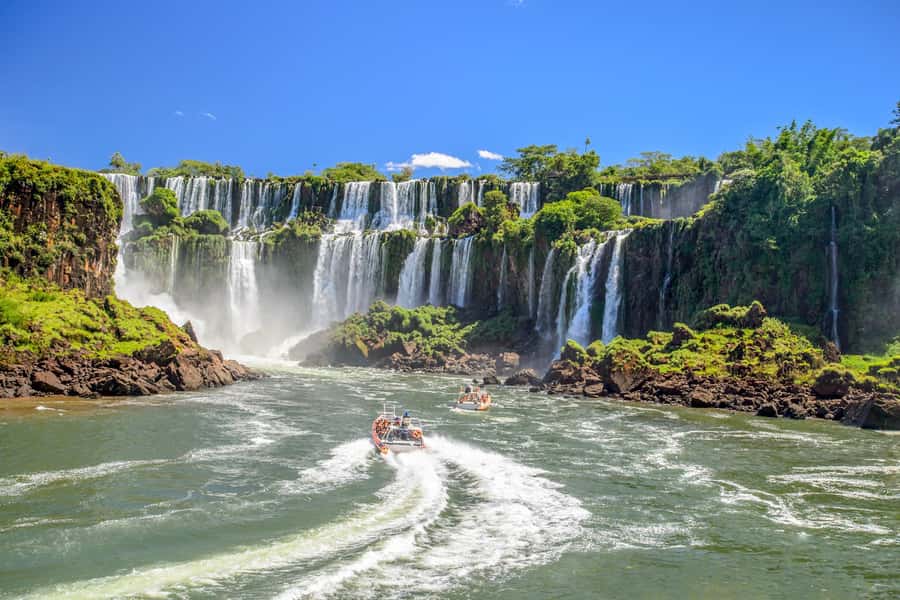 From Puerto Iguazu: Brazilian Falls with Boat Adventure - The optional Bird Park adds a different kind of stop