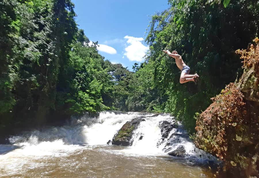 From Puerto Iguazu: Secret Falls Adventure - The 20-minute ride and arrival
