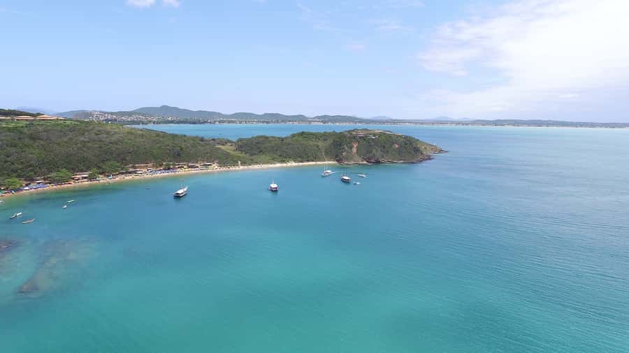 From Rio: Búzios with Boat Tour and Lunch - João Fernandes Beach and the first coastal views