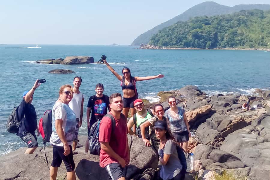 From São Paulo: Santo Amaro Island Trekking by Wild Beaches - Camburizinho completes the beach circuit