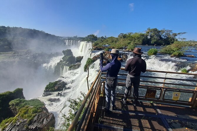 Full-Day Trip to Iguazú National Park with Small-Group - The walkways reveal the scale of Iguazú Falls