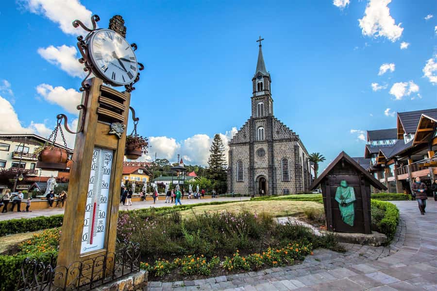 Gramado and Canela private trip with English speaking guide - Arriving in Gramado, where architecture sets the tone