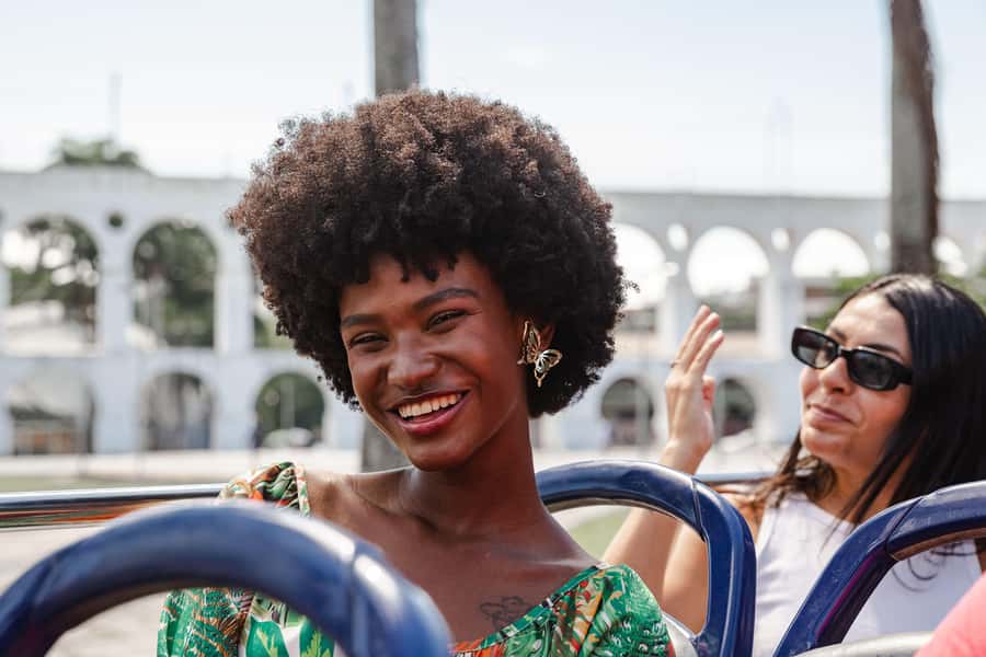 Hop-ON Hop-OFF Sightseeing Bus in Rio de Janeiro - Rio Samba Bus - Lapa and the Selarón Staircase