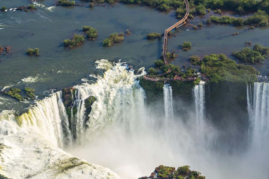 Iguassu Falls: Guided Tour & Macuco Safari on Pontoon Boats - Walking beside Benjamin Constant and Deodoro Falls