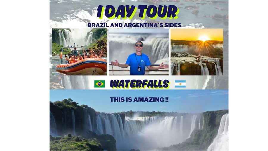 Iguassu Waterfalls: 1 Day Tour Brazil and Argentina's sides - Who should book this day trip