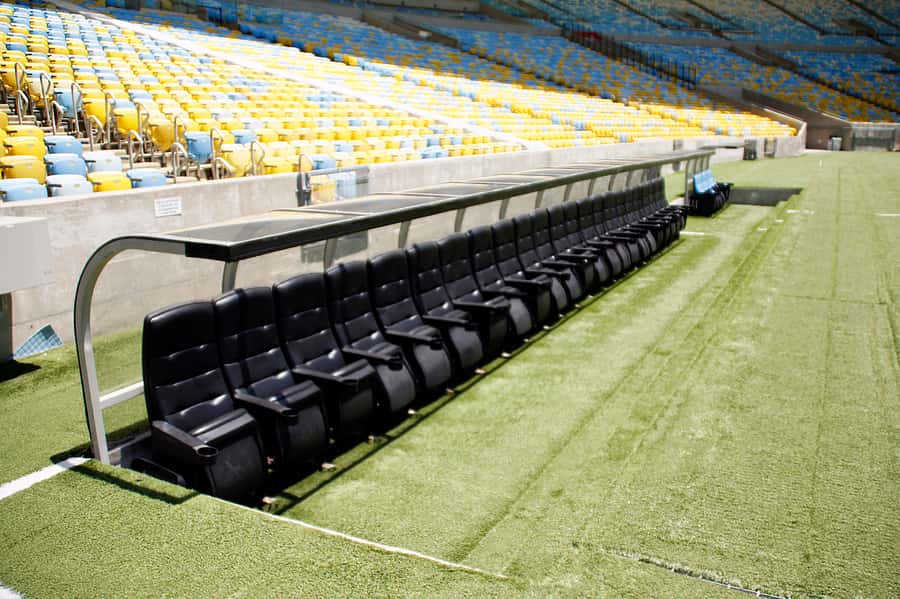 Maracana Stadium - Behind the Scenes Tour - Dressing rooms, warm-up room, and press areas