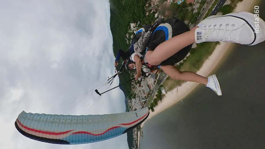 Niterói: Paragliding Experience with GoPro Photos and Video - The City Park takeoff and first view