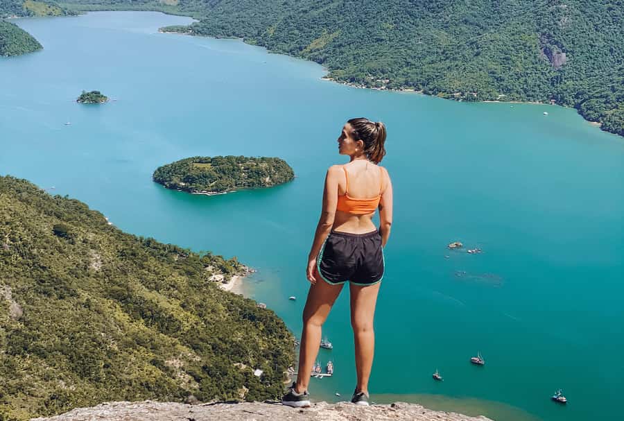Paraty: Pão de Açucar Peak Trekking and Hiking Tour - The summit view across Brazil’s tropical fjord