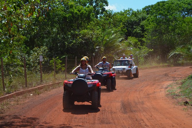 Quadricycle Private Tour Sapiranga - Praia do Forte by Emytour - Riding into Sapiranga Reserve