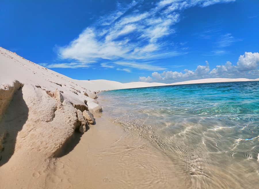 Rancharia Lagoon circuit (Santo Amaro) - Walking or Boating Toward Bicudo Gordo Lagoon