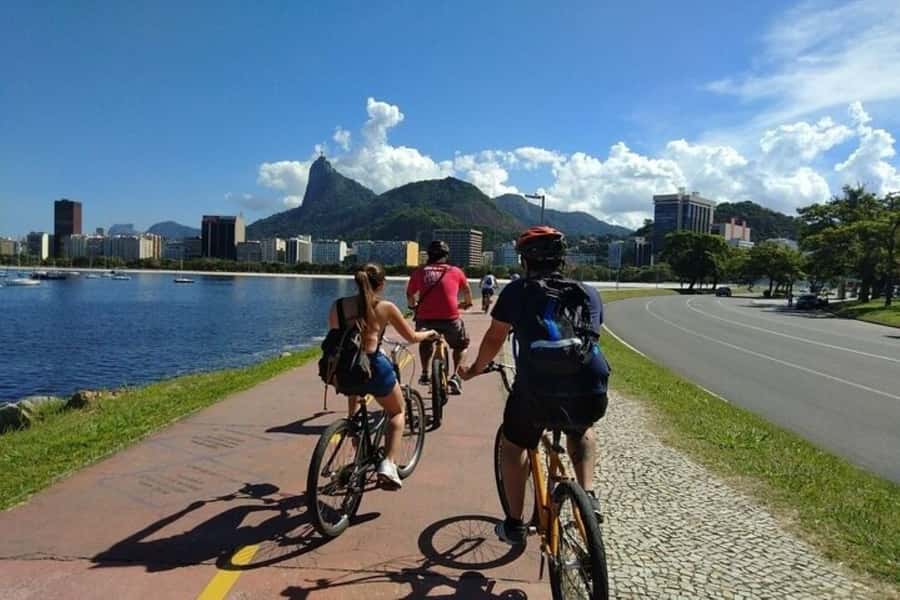 Rio Bike Tour – Discover the Beaches and Lagoon - Arpoador Rock delivers the big coastal view