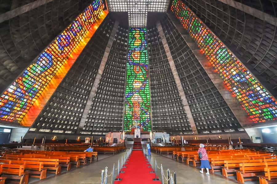 Rio de Janeiro: 6-Stop Highlights of Rio with Lunch - The Metropolitan Cathedral’s stained glass
