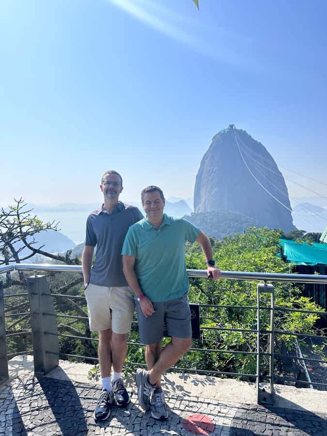 Rio de Janeiro Christ Redeemer by train Sugar Loaf Private - Crossing Rio on the way to Sugarloaf