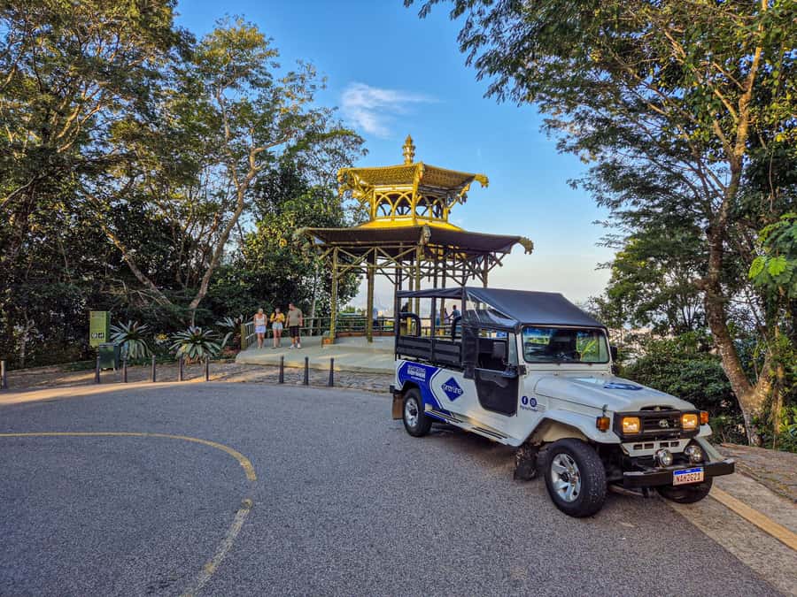 Rio de Janeiro: Guided Jeep Tour through Tijuca Rainforest - An open-top jeep ride into the trees