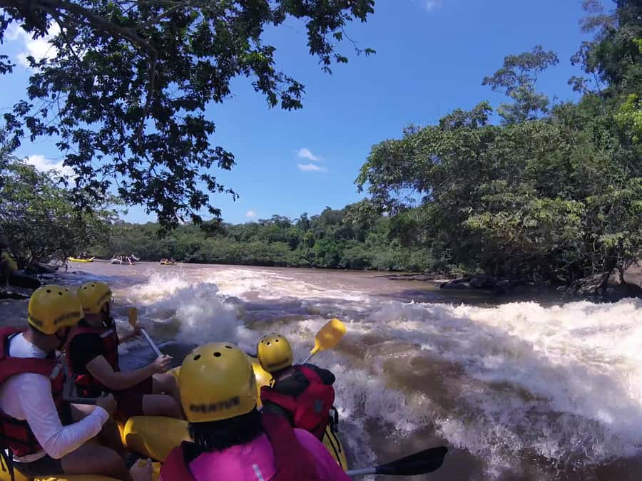 Rio de Janeiro: Guided River Rafting Tour - Calm water, forest views, and room to slow down