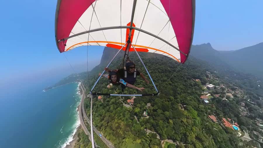 Rio de Janeiro: Hang Gliding or Paragliding Experience - The flight over Rio’s forest, hills, and sea