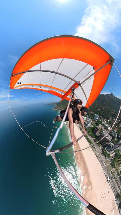 Rio de Janeiro: Hang Gliding or Paragliding Flights - Taking Off from Pedra Bonita Above São Conrado