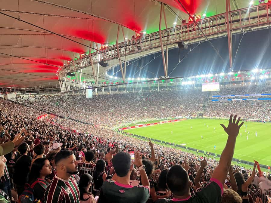 Rio de Janeiro: Maracanã Stadium Match Ticket with Drink - Meeting at Praça Varnhagem