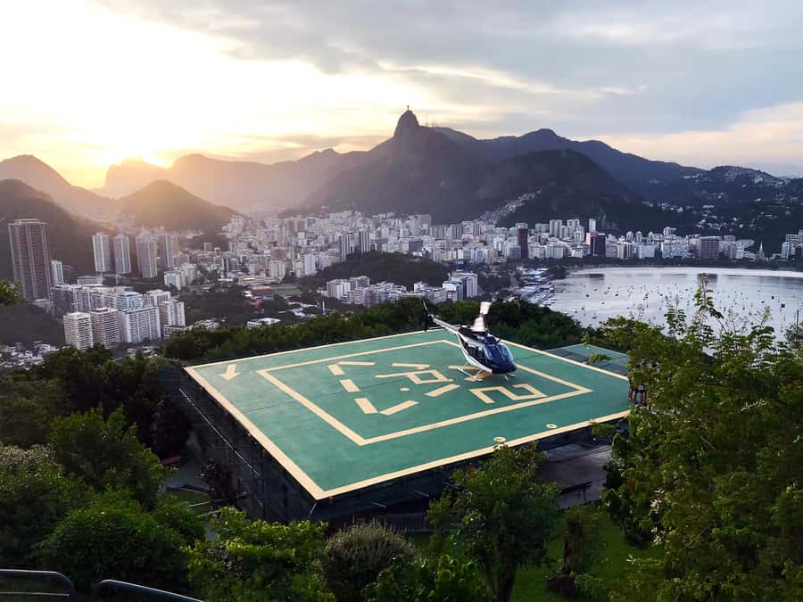 Rio de Janeiro: Sugar Loaf with Lunch and Helicopter Flight - Downtown Rio: landmarks viewed from the vehicle