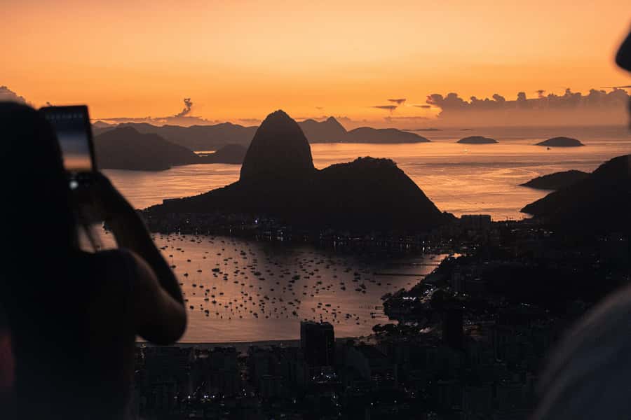 Rio de Janeiro: Sunrise at Observatory & Christ the Redeemer - Mirante Dona Marta at sunrise