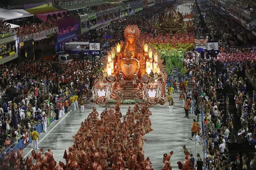 Rio: Premium Carnival Seating with Food, Drinks, & Transfers - Inside the camarote, food and drinks without extra planning