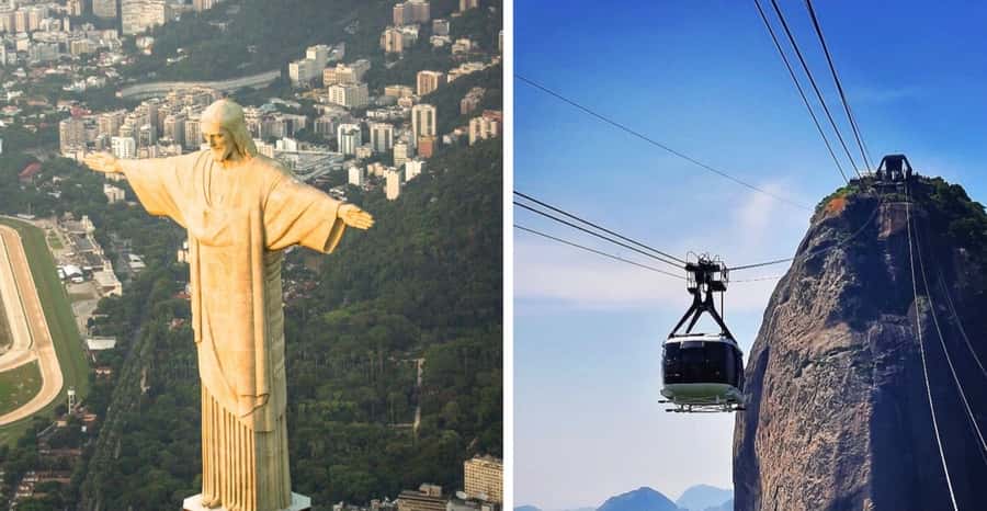 Rio: Sugarloaf Cable Car and Corcovado Train Tickets - Christ the Redeemer and the Tijuca views