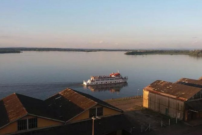 Sailing in Guaíba with White Swan Boat - Porto Alegre - Beira-Rio Stadium from the water