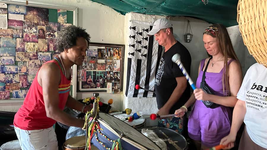 Salvador: 3-Hour Percussion Class - Getting hands-on with Brazilian drums
