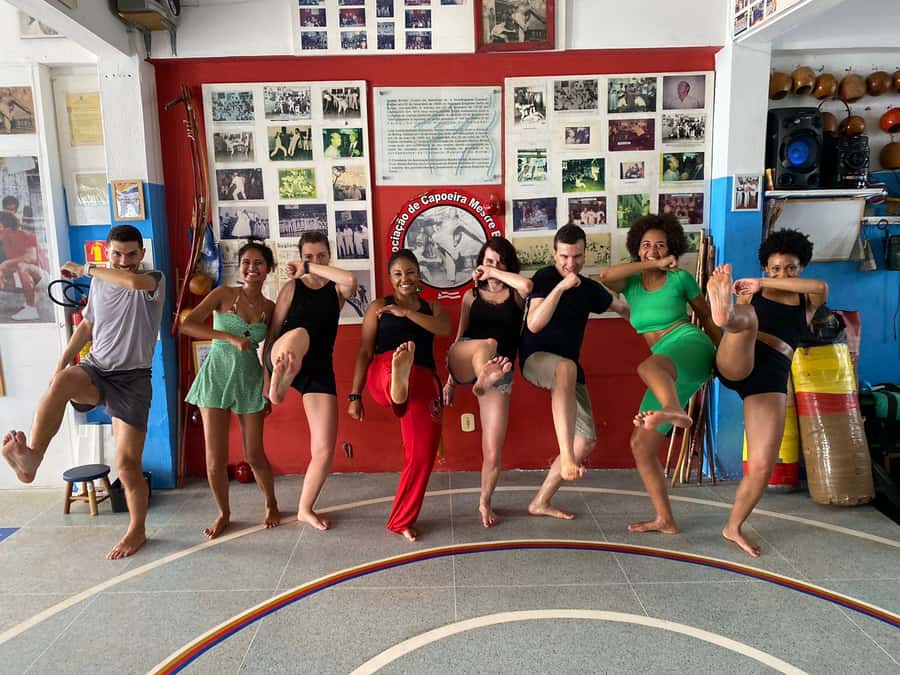 Salvador: Capoeira Class at Mestre Bimba's 1st Ever School. - Yasmin’s teaching style and language options