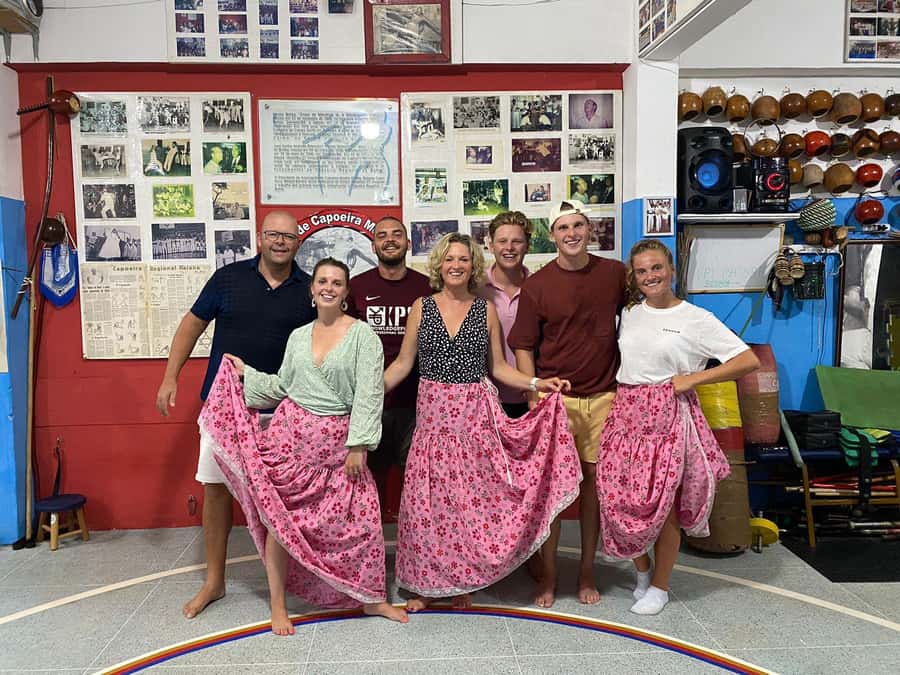 Salvador: Cultural Treasure - Samba de Roda. - Arriving at Mestre Bimba’s school