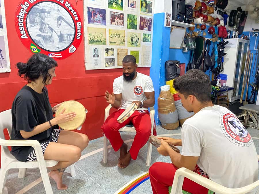 Salvador: Traditional Drumming and Percussion Workshop - The teaching style and language question