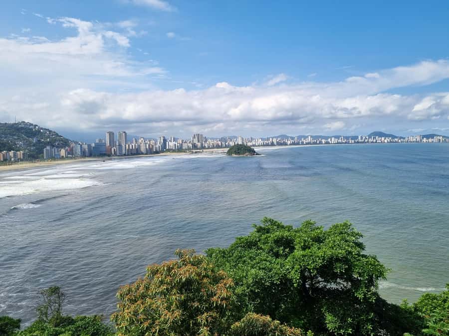 Santos & Guaruja: 8 hour Beach Tour Starting in Sao Paulo - Santos’ five-kilometer garden by the shore
